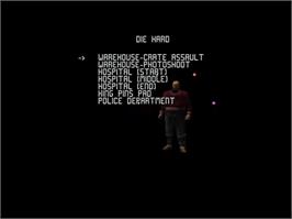 Title screen of Hard 64, Die on the Nintendo N64.